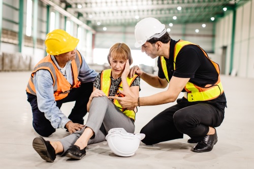 accident sur le lieu de travail